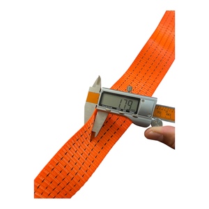 SANBOO Correa de Poliéster Rayada de 50 mm, Naranja, 3T de Resistencia a la Rotura, Correa de Amarre para Carga, para Logística - Product Image 4