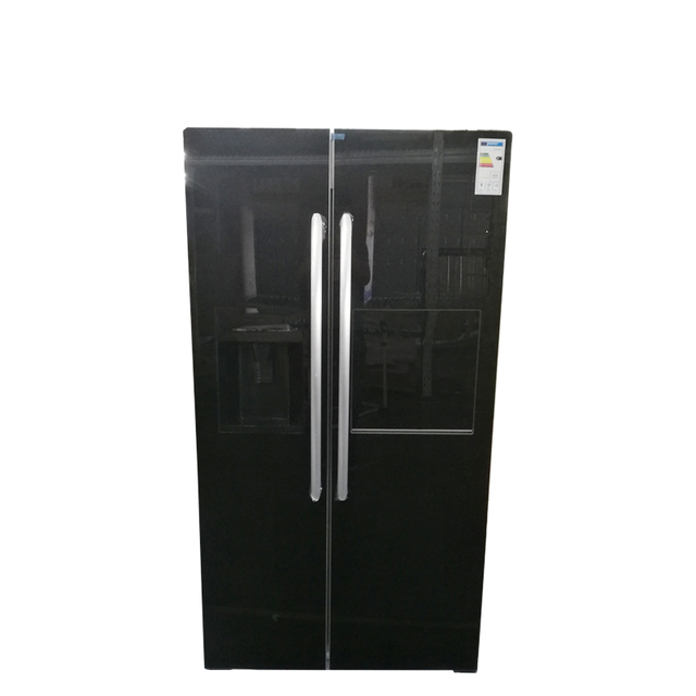 North America Marktet 220v/60hz Frost Free Side by Side Refrigerator Stainless Steel Household Electric with Ice and Water