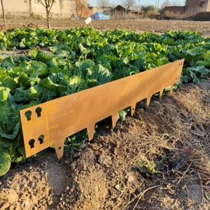 รั้วสวนเหล็กคอร์เทน ตัดด้วยเลเซอร์ ลายดอกไม้ สำหรับตกแต่งสวน แผ่นกั้นรั้ว - Product Image 4