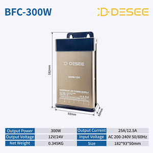 Популярный водонепроницаемый блок питания для светодиодных вывесок с сертификатом BIS, импульсный источник питания 300 Вт 12 В - Product Image 2