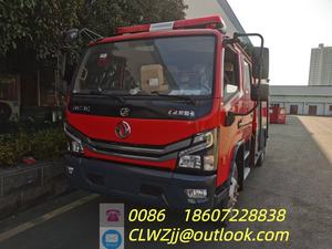 Camión de Bomberos Diésel DongFeng 4x2 Nuevo de Buena Calidad con Tanques de Agua y Espuma de 5001-7000L, 150-250hp - Product Image 4