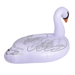 Lit et matelas gonflables en PVC en forme de cygne sur mesure, flotteurs aquatiques pour piscines et lagunes - Product Image 5