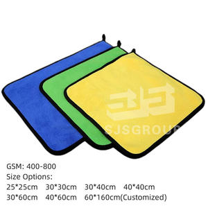 डबल साइड मूंगा ऊन Thickened 400gdm-800gsm कस्टम microfiber तौलिया सफाई तौलिया microfiber कार साफ कपड़े - Product Image 2