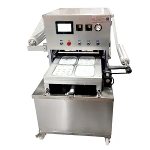 High performance Horizontal food tray nitrogen flushing sealing machine plastic container sealer