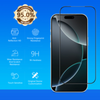 Kit d'installation anti-poussière en verre trempé HD de qualité supérieure pour iphone 16 17 Pro Max
