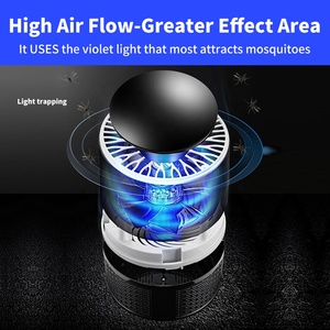 Ventilador Eléctrico Portátil JZ Ecológico para Control de Plagas, Atrapa Moscas e Insectos, Lámpara Trampa Anti-Mosquitos para Interiores y Exteriores - Product Image 6