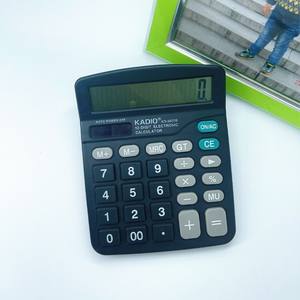 Calculatrice électronique Kadio KD-8837B à 12 chiffres, noire, multifonctionnelle, cadeau pour étudiants, utilisation au bureau - Product Image 3