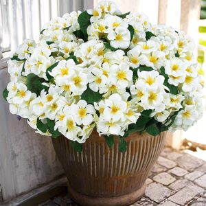 5 Branches de fleurs artificielles <span class=keywords><strong>en</strong></span> soie de type Crabapple pour aménagement paysager, jardin, patio, maison, décoration de table de mariage, vente <span class=keywords><strong>en</strong></span> gros - Product Image 2