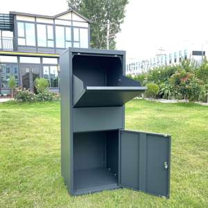 Grande boîte aux lettres extérieure durable en acier étanche boîtes d'<span class=keywords><strong>affranchissement</strong></span> personnalisées boîte aux lettres intelligente serrure boîte de dépôt petit <span class=keywords><strong>colis</strong></span> poudre - Product Image 6