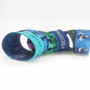 Bracelet personnalisé en sublimation avec logo, produit promotionnel RFID NFC élastique - Product Image 5