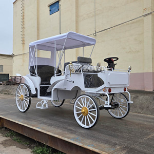 Carruaje Eléctrico de Alta Calidad Directo de Fábrica, 4 Plazas, Estilo Real de Lujo para Atracciones Turísticas, Bodas y Parques - Product Image 1