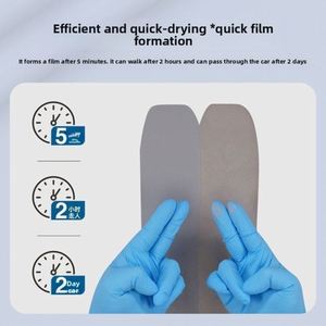 Peinture acrylique à séchage rapide pour sols, spéciale ciment, résistante à l'usure pour ateliers, garages souterrains, routes - Application au pinceau - Product Image 6