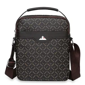Simple Men's Messenger Bag Business Waterproof pu Leather Shoulder Bag Hot Sale Luxury Cross Body Shoulder Sling bags for Men