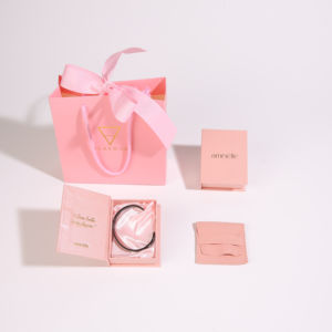 Boîte d'emballage de bijoux en papier écologique de style livre carré réutilisable personnalisée, fermeture magnétique - Idée cadeau premium pour la Saint-Valentin - Product Image 3