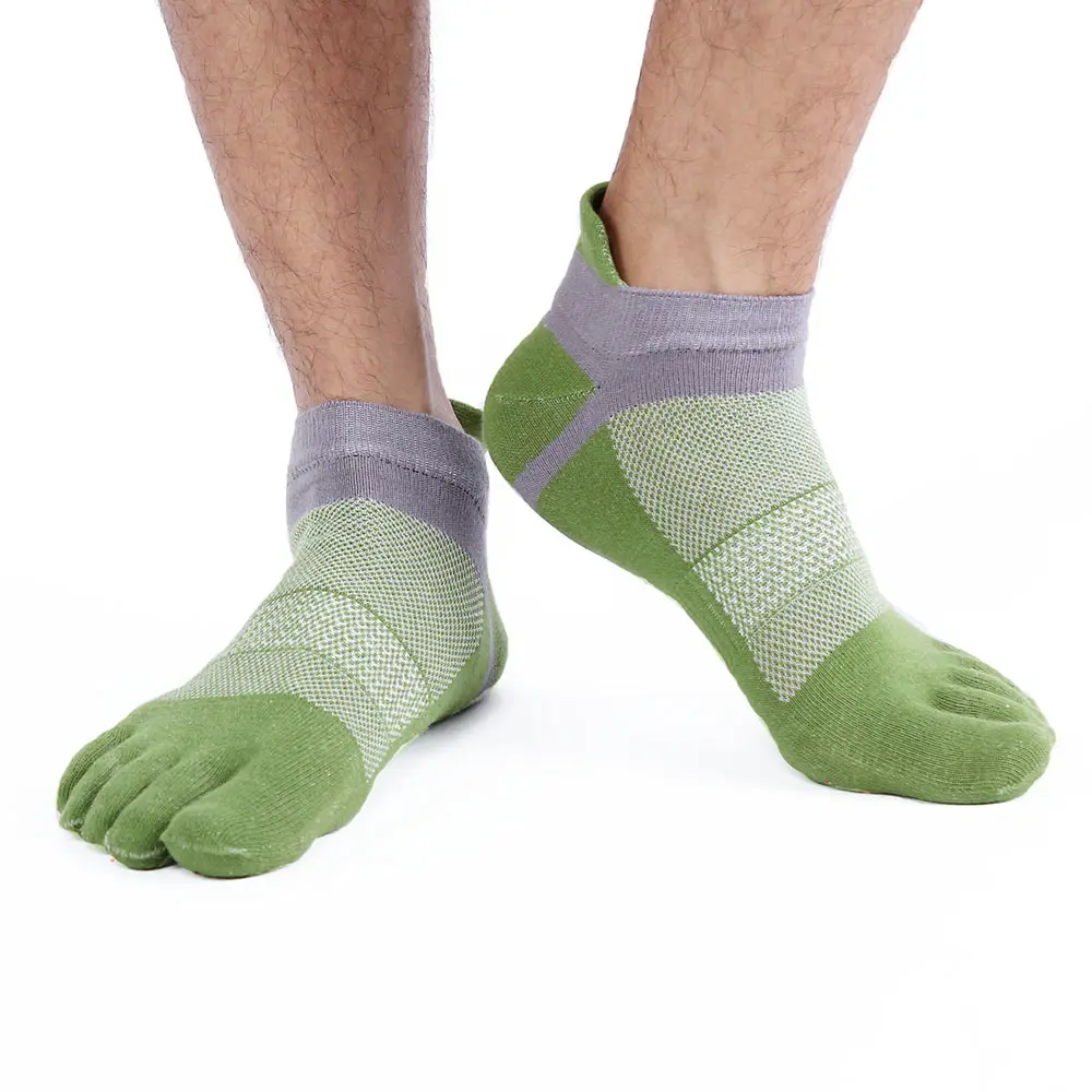 Chaussettes de sport de cheville anti-odeur absorbant la sueur Chaussettes séparatrices d'orteils