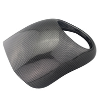 Pièces de moto Racepro panama, fourche de carénage avant en Fiber de carbone véritable pour Harley Sportster Dyna XL FL