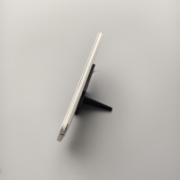 Support d'affichage pour smartphone en acrylique noir, support de téléphone portable pour comptoir avec support arrière pour les magasins de détail, les expositions et les bureaux