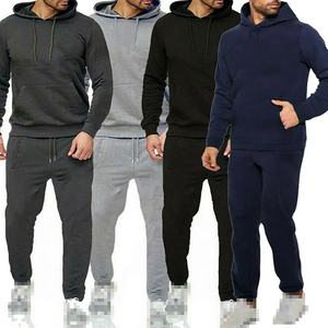 Survêtement de fitness à capuche pour hommes, kliou, tenue de sport, personnalisé, coupe slim, solide - Product Image 5