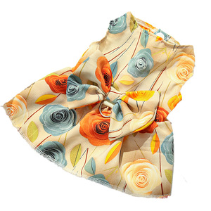 3D Rose Dress <b>For</b> <b>Cats</b> Summer Style Thin Skirt Pet <b>Clothes</b> - Product Image 5