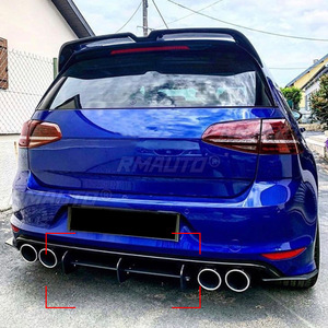 Kit Carrosserie pour VW Golf 7R : Diffuseur de Pare-chocs Arrière, Séparateur de Pare-chocs Arrière, Protection, Jupe Latérale, Spoiler, Lame de Spoiler, Accessoires Auto - Product Image 4