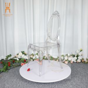 Vente en Gros de Mobilier d'Extérieur <span class=keywords><strong>Location</strong></span> de Chaise en Plastique Acrylique Décoration Cristal Mariage Salle à Manger Fête Événement Pc - Product Image 4