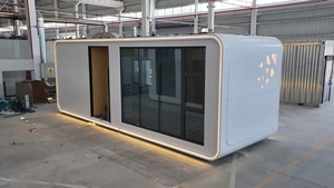 Internet người nổi tiếng Apple cabin đúc sẵn thép dân cư văn phòng di động cho thu hút khách du lịch đường phố thương mại - Product Image 5