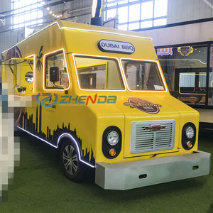 Desain Gerobak Jajanan Mini Mobile Food Truck Dapur Goreng Retro Restoran Beli Food Truck - Product Image 2