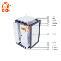 DXH Panneau sandwich portable préfabriqué personnalisé en usine Toilette de salle de bain avec lavabo et douche