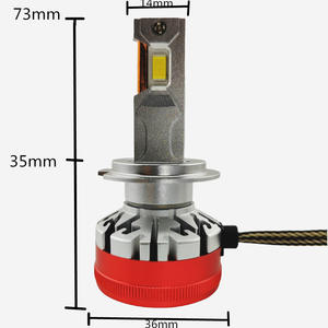 Faros delanteros LED de alta potencia de 60W, foco de Color superbrillante de 6000K para coches GS, nuevo 12V, venta al por mayor transfronteriza H4H7H119005 - Product Image 3