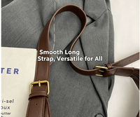 Sac pour femme de grande capacité, sensation haut de gamme, nouveau sac bandoulière élégant, sac à bandoulière décontracté et polyvalent, design simple