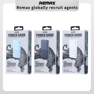 Lango II Series RPP-26 2.4A Power Bank 20000mAh <b>LED</b> Indicator <b>Light</b> Slim Portable Banks RPP-26 Power B - Product Image 5