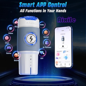 Masturbador Masculino, Juguetes Sexuales para Hombres, Bomba para Pene con Control por Aplicación, Estimulador con Movimiento de Empuje de 360° °   Juguete Sexual Masculino con Calefacción de <span class=keywords><strong>5</strong></span> Velocidades - Product Image 4