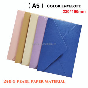 <span class=keywords><strong>Enveloppe</strong></span> <span class=keywords><strong>en</strong></span> papier perlé de luxe personnalisée a 5 (23*16 <span class=keywords><strong>cm</strong></span> ) 250 g avec <span class=keywords><strong>enveloppe</strong></span> de portefeuille cadeau de <span class=keywords><strong>taille</strong></span> personnalisée pour les mariages et les cadeaux - Product Image 5