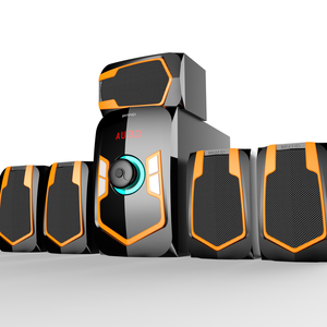 NEW Wooden Cabinet Hifi 5.1 Speaker Home Theatre System Home Theater System Cajas De Altavoces Bocina - Product Image 1