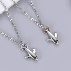 Latest Necklace Stainless Steel Chain Jewelry Animal Fish Dolphin Designs Pendant for Women Men