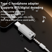 Adaptateur USB Type C vers 3,5 mm Aux Hifi, câble audio Type-C 3,5 Jack, convertisseur de câble pour écouteurs, de l'écouteur vers l'ordinateur portable, la tablette, les téléphones