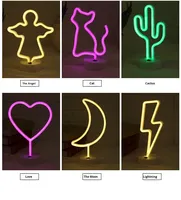 Éclairage de Noël flexible en PC, veilleuse LED alimentée par USB, design chat, lumière de paysage colorée pour salon