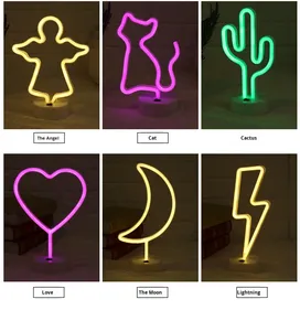 ไฟตกแต่งวันหยุดแบบยืดหยุ่น PVC LED ไฟกลางคืน ใช้พลังงานจากแบตเตอรี่ USB ลายแมวน่ารัก ไฟ LED ตกแต่งภูมิทัศน์สำหรับคริสต์มาส - Product Image 3