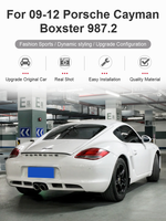 Embouts d'échappement en acier inoxydable argenté pour voiture, embouts de silencieux, tuyaux d'échappement pour Cayman Boxster 987 981 718 2009-2026