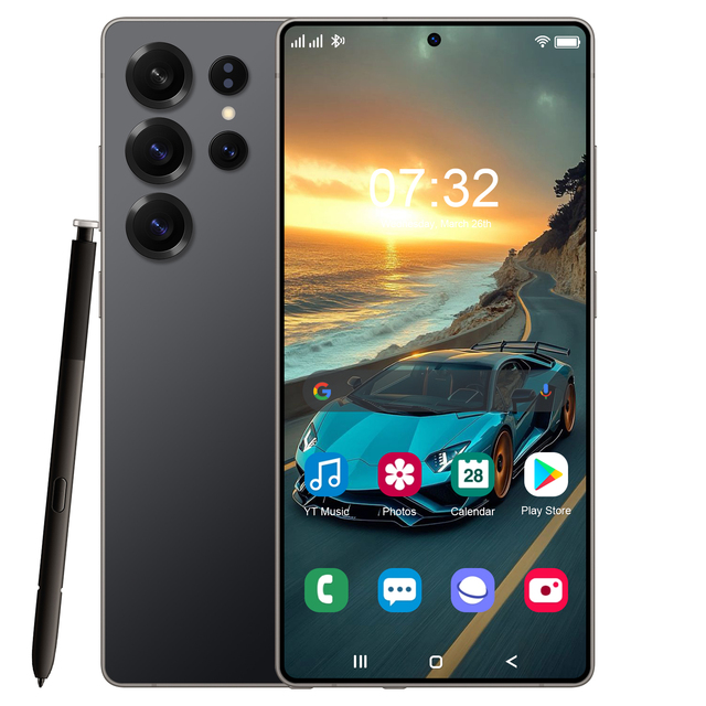 New Arrival 2025 S25 ULTRA Android Smartphone Global Version 16+1TB 7.3 Inch Dual SIM 5G 108MP Big Screen Gaming Mobile Phones