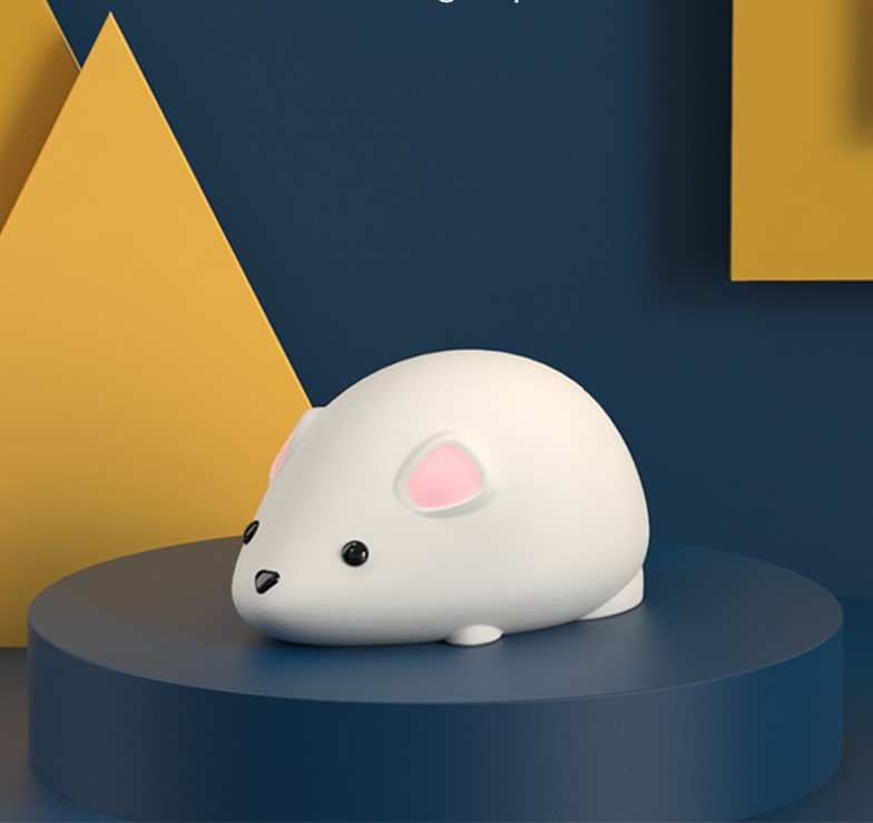 Светодиодный силиконовый сенсорный светильник, сенсорное освещение для детской комнаты, переключатель освещения, товары для атмосферы, ночная лампа, креативное настроение, ночники в стиле аниме, мышь