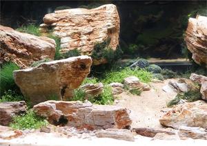 Pierres multicouches rouges colorées de roche de conception d'<span class=keywords><strong>aquarium</strong></span> pour des poissons d'<span class=keywords><strong>aquarium</strong></span> - Product Image 5