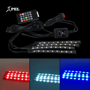Tira de luces led para decoración de coche, luz RGB con control remoto, sincronización de música interior, ace ns - Product Image 5