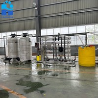 Système de traitement d'eau par osmose inverse (RO) centralisé commercial pour l'eau potable publique des écoles, hôpitaux et hôtels, 10 tonnes/heure