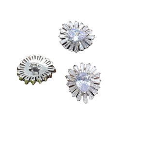 Hàng Mới Về Thiết Kế Độc Đáo Sáng Bóng Zircon Pha Lê Rhinestone Kim Cương Phụ Kiện May Mặc Nút Thủ Công Với Đá Zircon - Product Image 6