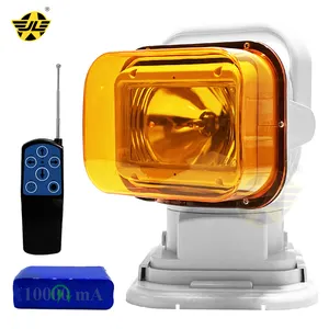 Rechargeable Halogen 360 Degree Rotate Marine Searchlights Remote Control Car Roof Driving Lamps Spot Light for Jeep SUV RV ATV