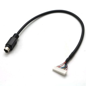 Connettore OEM di fabbrica Mini Din 8pin maschio a JST EHR 9pin cavo femmina per periferiche per <span class=keywords><strong>Computer</strong></span> - Product Image 1