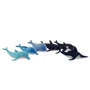 Stuffed Toy Dolphin Whale Animal Sea Toys Custom Made Wholesale Factory