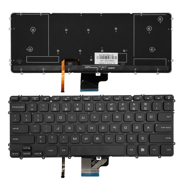 Original Laptop Keyboard for DELL Keyboard XPS 15 9530 Precision M3800 P31F 9530B P31F P31P US with Backlit Notebook Keyboard