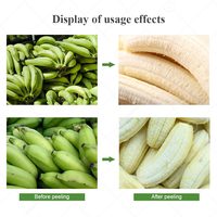 Nieuwe kleine handmatige industriële schilmachine voor groene plantains en bananen, inclusief snij- en schilmachine voor bananenchips.